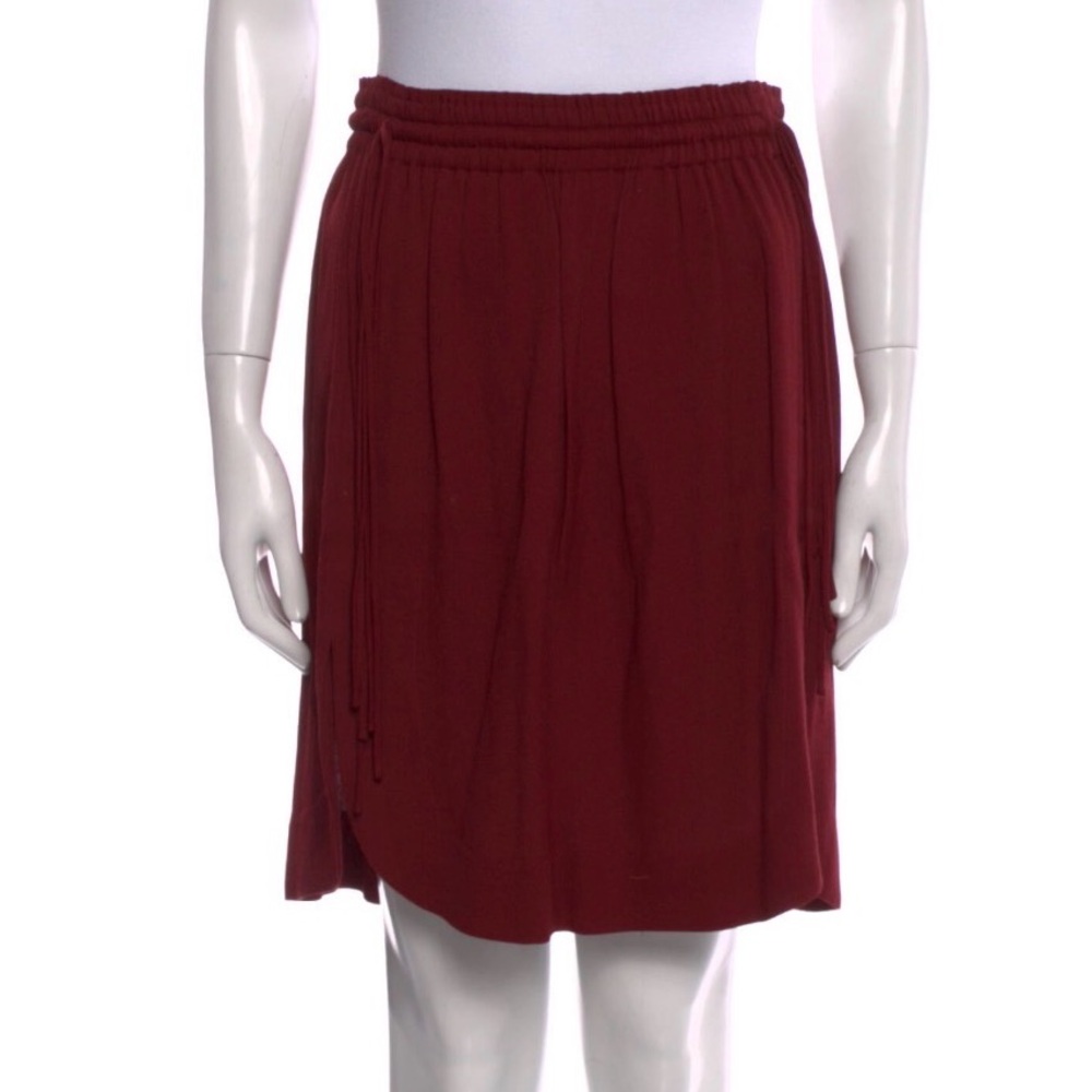 Étoile Isabel Marant Burgundy Mini Skirt
